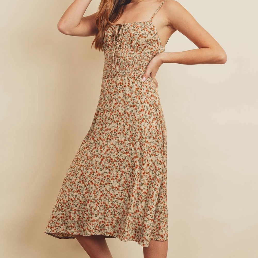 NWT Floral Midi Dress